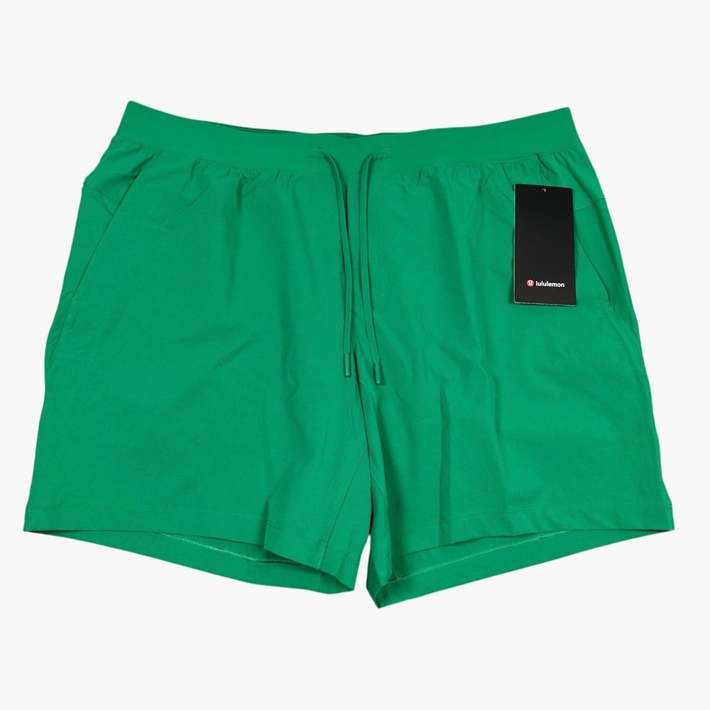 Lululemon Zeroed In Short 7" Linerless Men XXL Green Athletic Drawstring LM7BJ0S